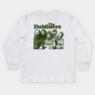 The Dubliners - Vintage Style Original Design - Kids Long Sleeve T-Shirt